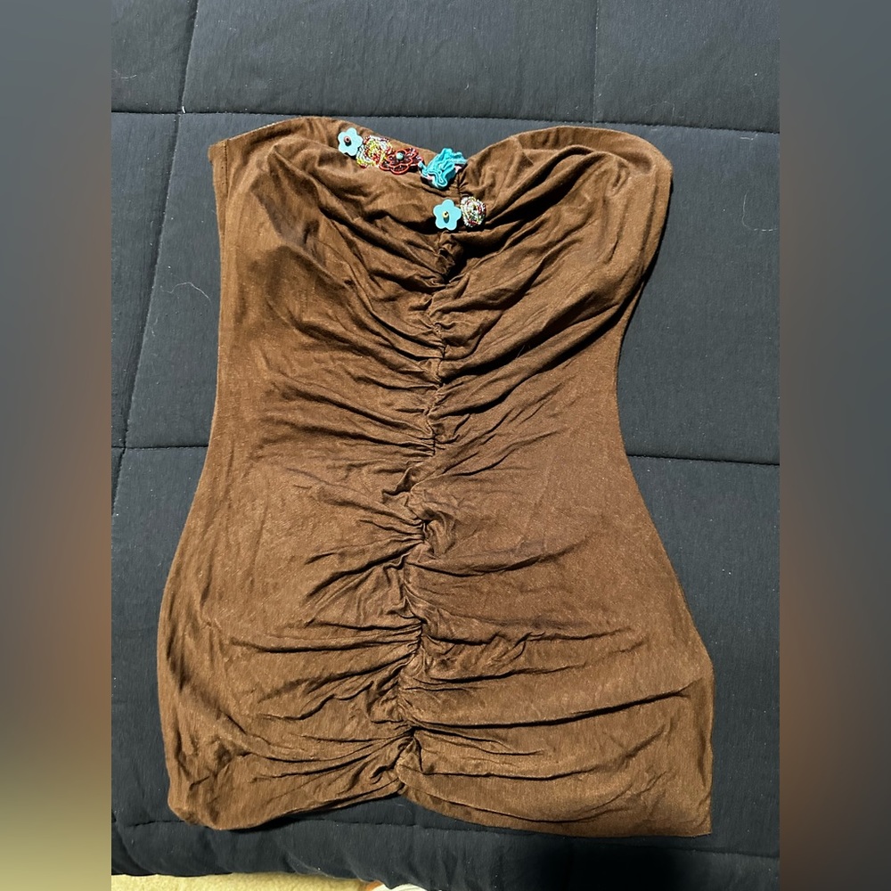 Rampage top with flowers